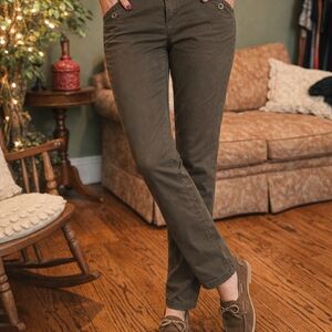 Classic Brown Straight Leg Pants